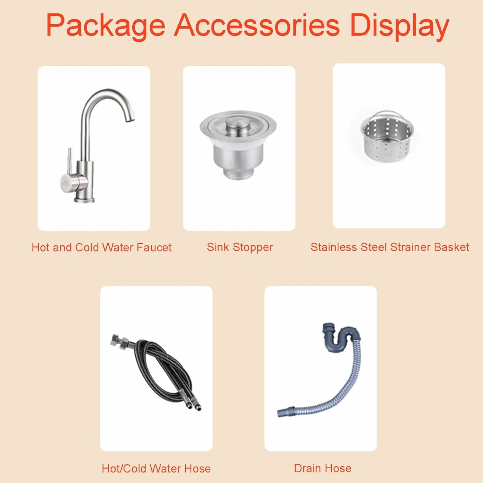 Lavandino a Colonna Moderno in Ferro Battuto, Mobile da Bagno con Lavabo in Acciaio Inox, Lavandino su Piedistallo Freestanding Set con Rubinetto e Scarico (senza contenitore,Blu)