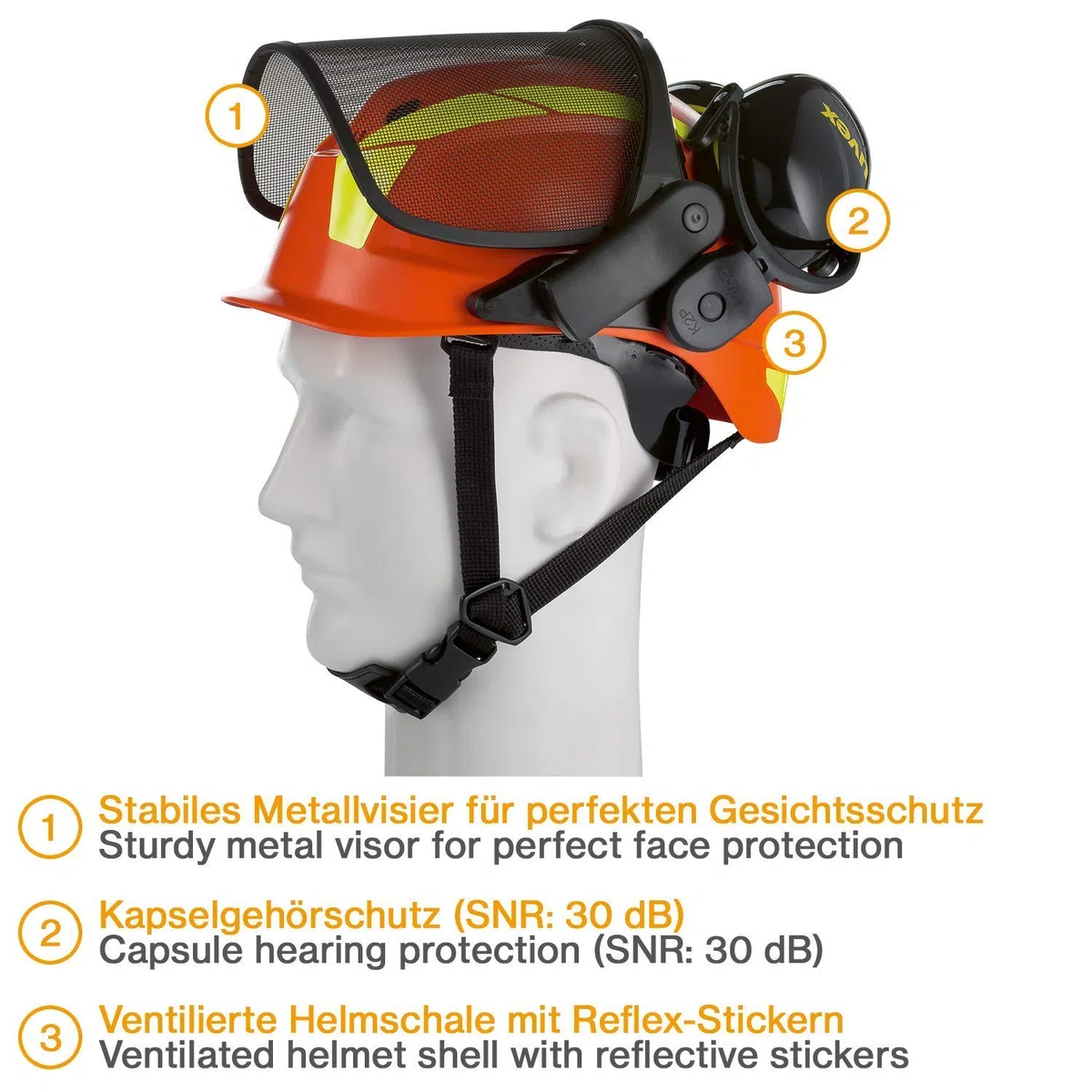 Uvex Pheos - Set casco forestale