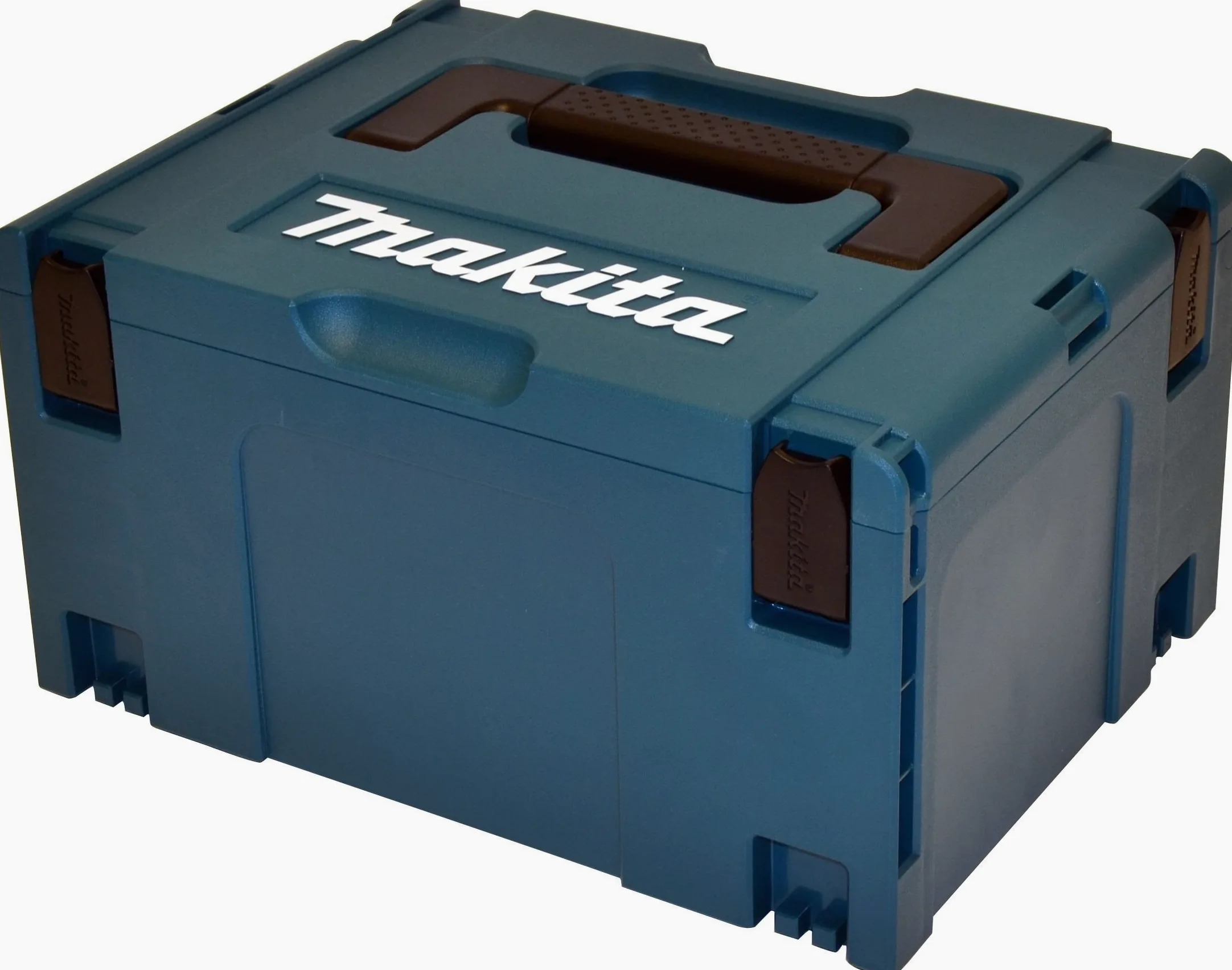 Makita BO6030JX Levigatrice orbitale 150mm 310W + 30 dischi abrasivi + valigetta Makpac, Blu, Argento., 13x160 mm