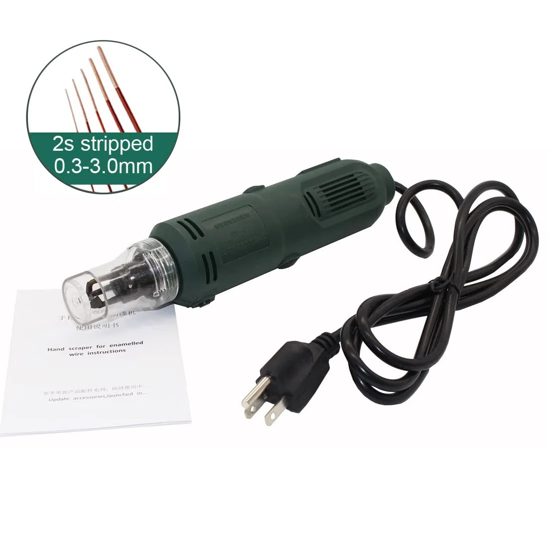 DF-8 Spellafili Elettrico per 0.3-3.0MM, 220V Palmare Smaltato Filo Vernice Spatola Raschietto Pelapatate Lacca Verniciato Filo Spogliatoio Macchina