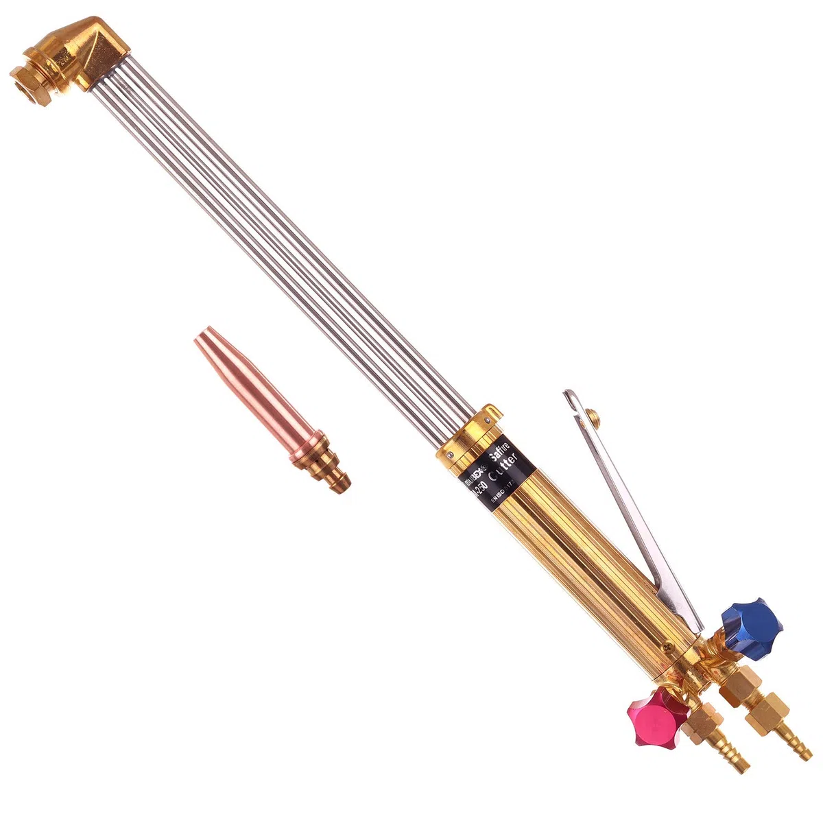 Torcia da taglio MM-250 500mm 50cm per gas propano ossigeno con ugello PNME 1/16 25-50mm