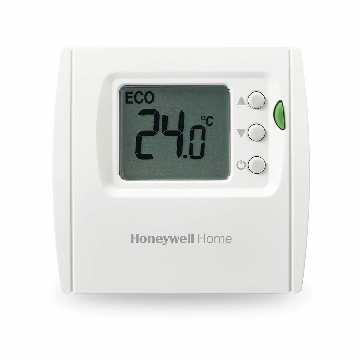 Termostato ambiente Honeywell Home, display a LED di facile lettura ed efficienza energetica, cablato, bianco