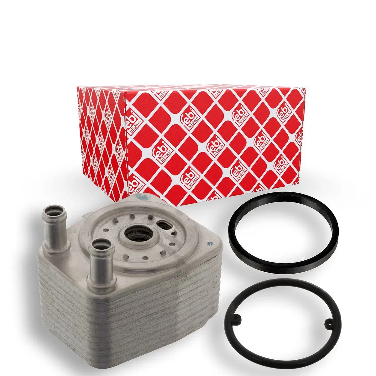 febi bilstein 100746 Oil Cooler with gaskets, 1 unit