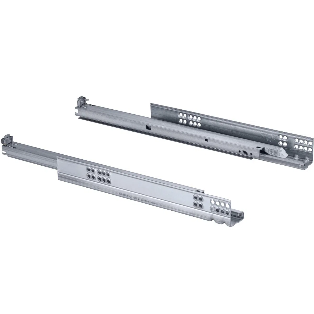 Gedotec Guide per cassetti con estrazione totale da 600 mm e ammortizzazione Blumotion, con sistema Blum Tandem 560H6000B, portata:40 kg, estrazione di cassetti soft-closing conattacchi