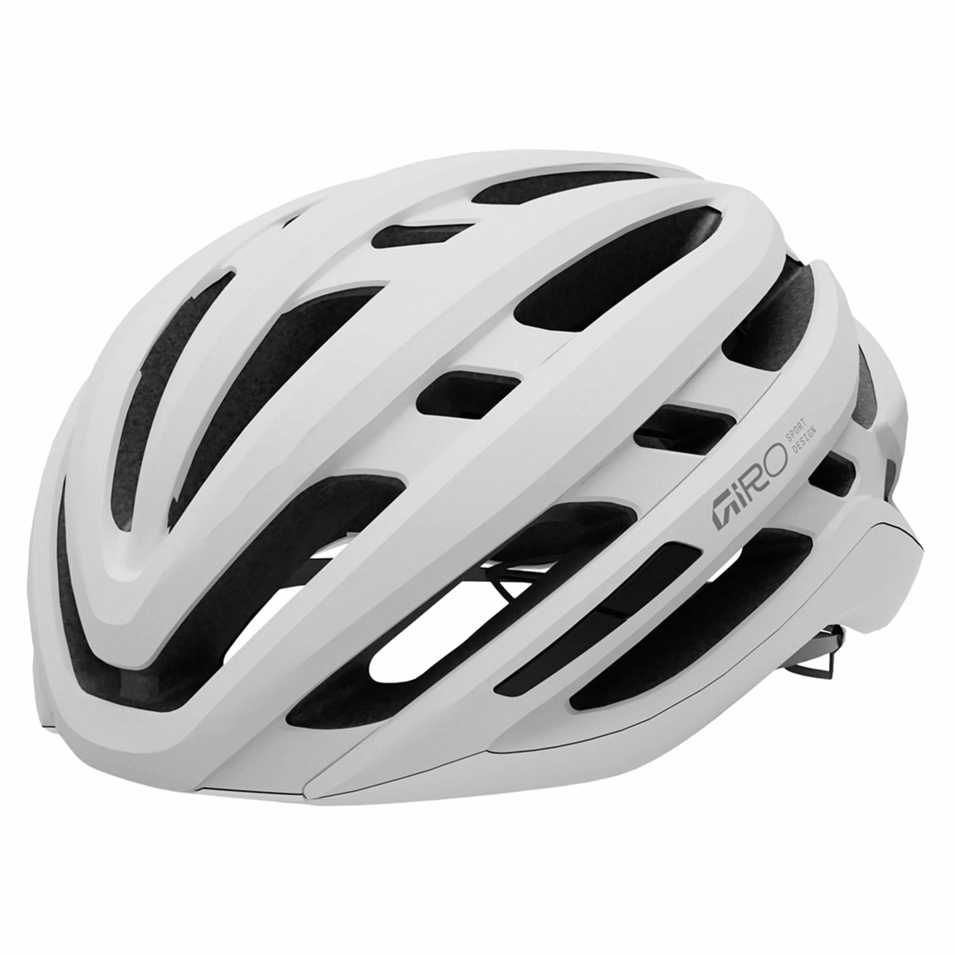 Giro - Agilis MIPS Caschi - Adulti Unisex - Attrezzature di protezione, Casco da bicicletta, Casco da strada, Casco di protezione per bici da strada, Bianco opaco, L