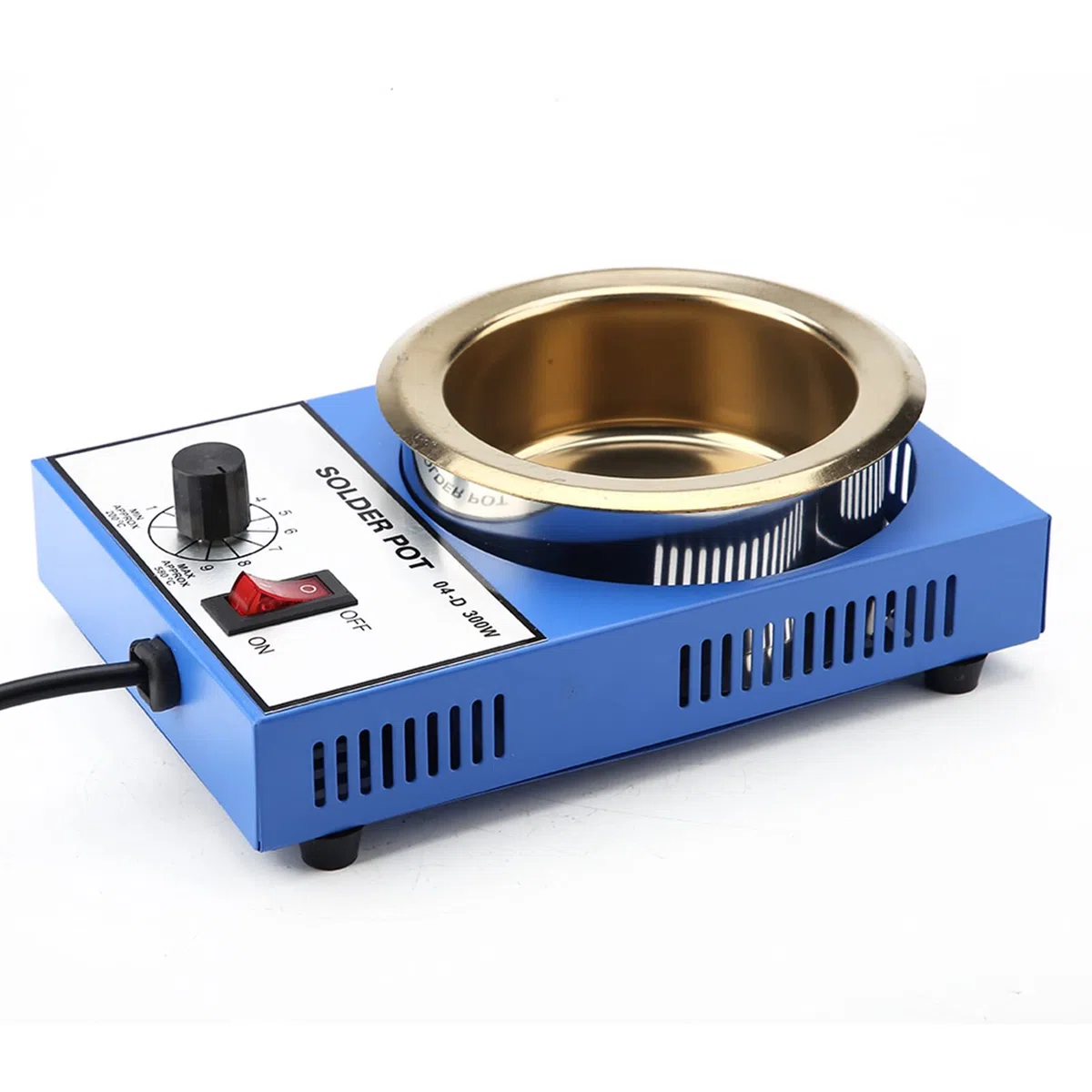 YWBL-WH Stazione di Saldatura e Dissaldatura 300W Pentola Elettrica per Metallo con capacità 1200g per Componenti Elettronici e Riparazioni