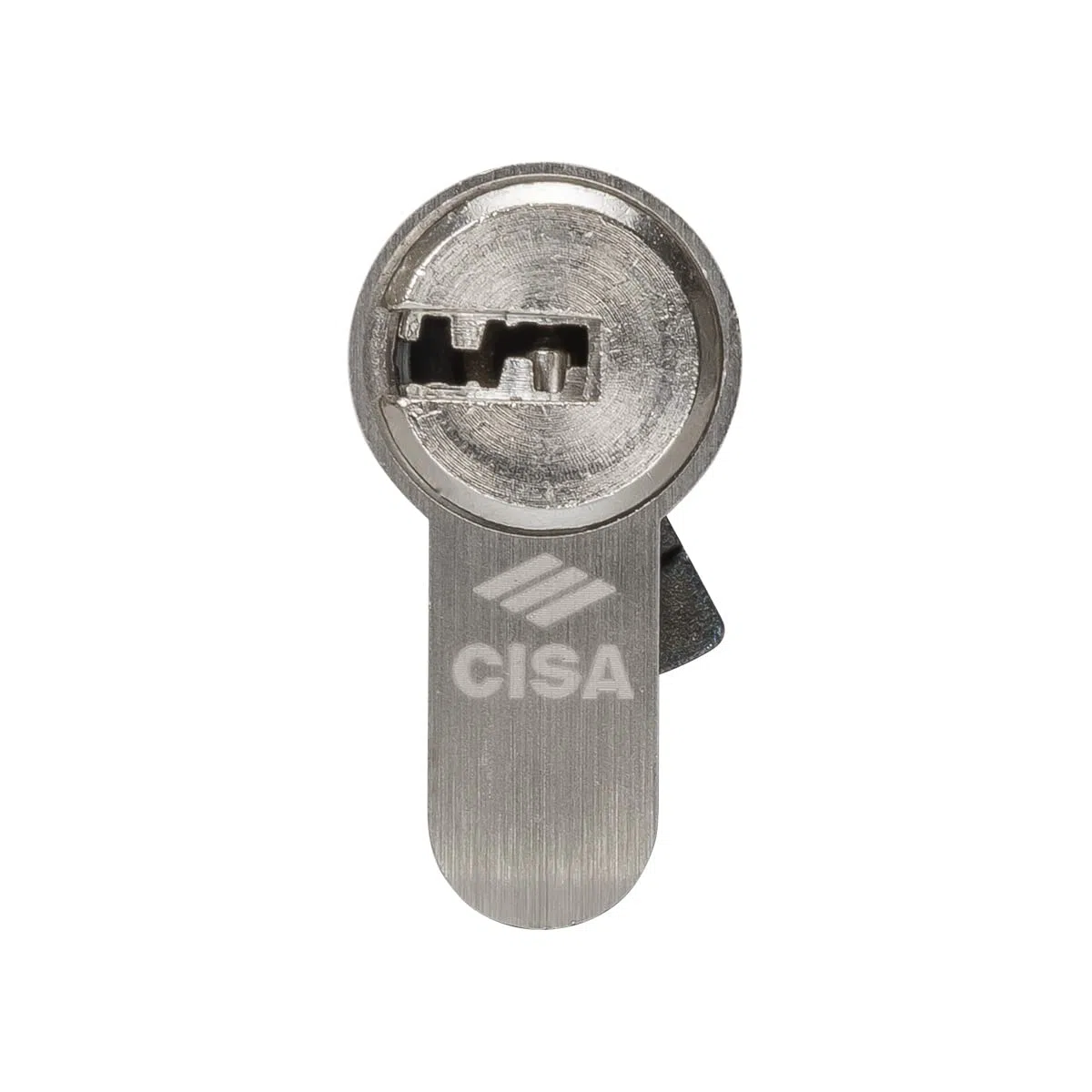 CISA 10E3021801200C5, Cilindro Europeo Asix, Ottone Nichelato, 40/40 mm, Predisposizione per Pomolo, 5 Chiavi