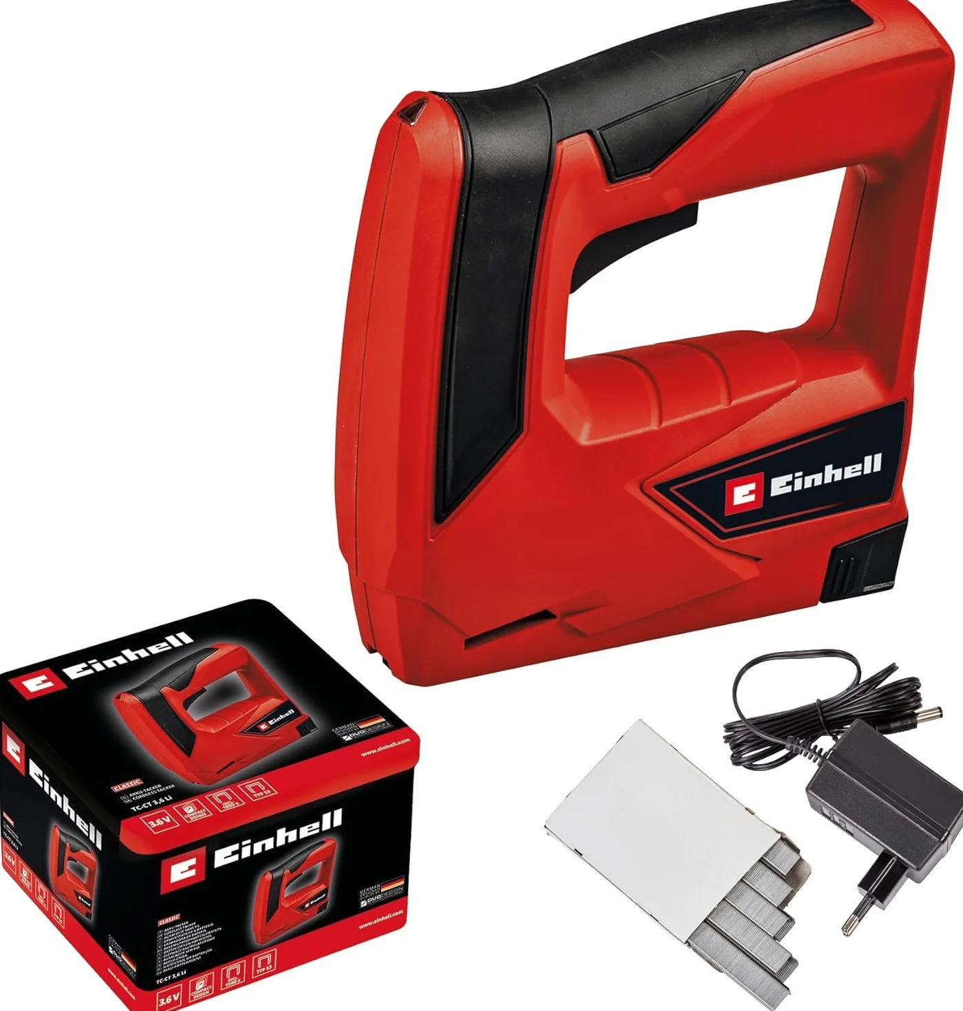 Einhell TC-CT 3, 6 Li Graffettatrice a Batteria, 3.6V, Rosso