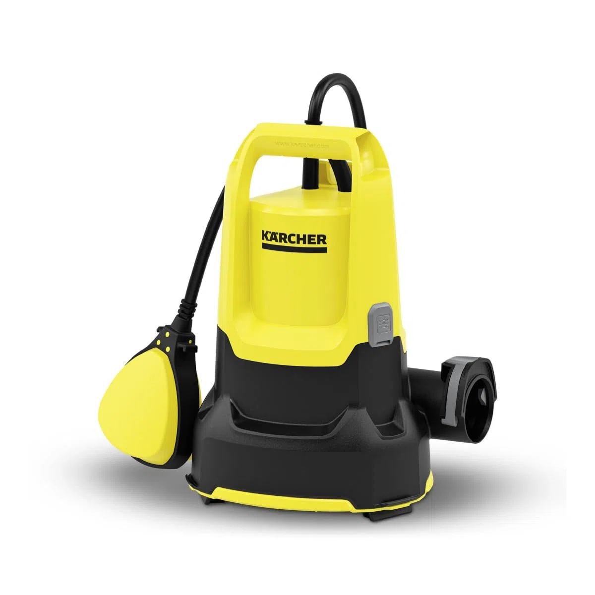KÄRCHER Elettropompa a Immersione SP 9.000 Flat ad Aspirazione Piatta, Portata 9.000 l/h, Max Profondità d'Immersione 7 m, Per Acque Scure con Particelle Fino a 5 mm, Altezza Acqua Residua 1 mm