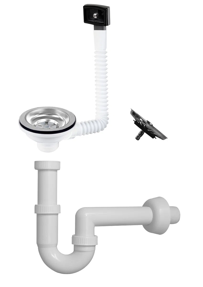 Negrari Pilozzo a Muro in polipropilene con pilettone in metallo, Resistente agli agenti atmosferici, Kit di fissaggio e Kit di scarico inclusi, Esterno e Interno, 58L x 38P x 21H cm, Grigio