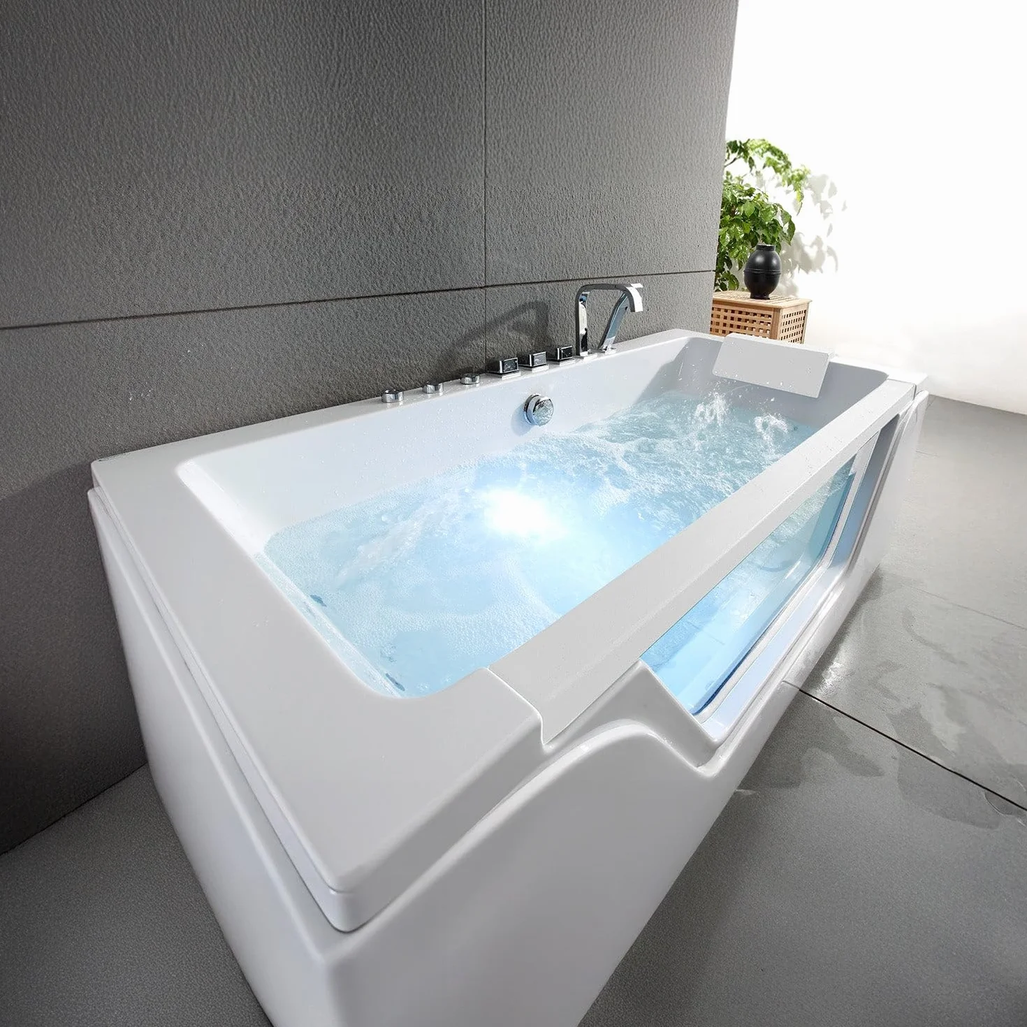 SPALINA Tahiti White Jets - Vasca idromassaggio oblò L 170 x l 78 cm