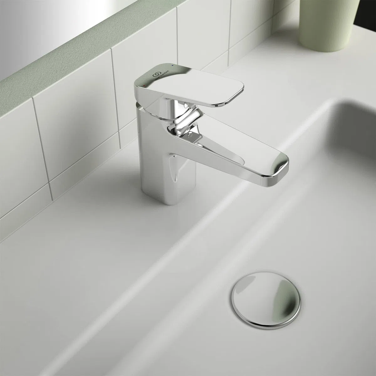 Ideal Standard - Ceraplan, Miscelatore monocomando per lavabo, Cromato