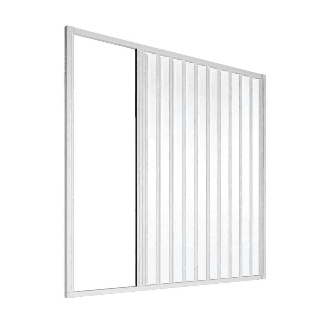 Box Vasca in PVC per Nicchia 190 cm a un lato con apertura laterale Londra