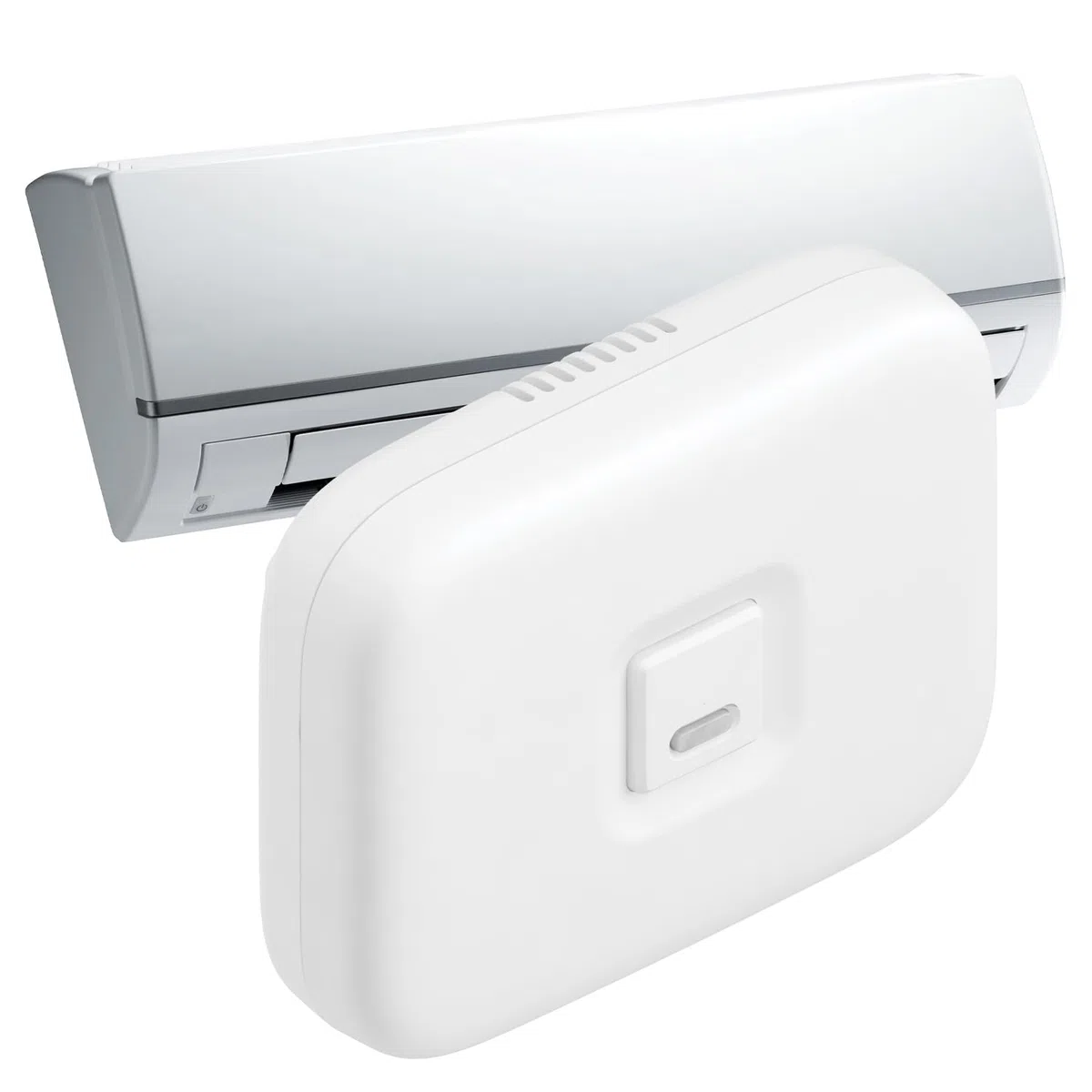 NodOn - Controller IR Zigbee 3.0 per climatizzatori - Controllo On/Off, temperatura, modalità, ecc. Utilizzo simultaneo con il telecomando originale - Compatibile con Home Assistant, Z2M, Homey e ZHA