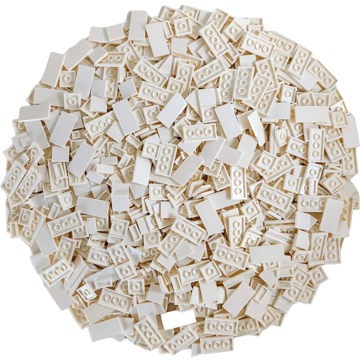 Piastrelle (1 x 1,1 x 2,2 x 2,2 x 4) bianco puro 713/sacchetto 1000 pezzi.
