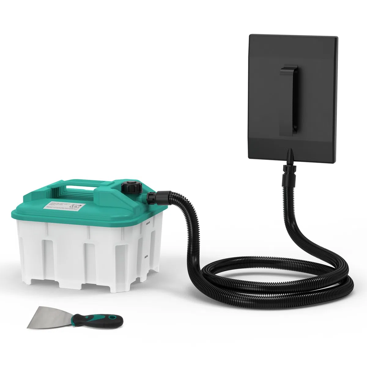 Vaporizzatore per carta da parati 2300 W Serbatoio da 4.5 L tempo di vapore max. 70 min Sverniciatore a vapore per carta da parati per vinile rivestimenti multipli vernice rivestimenti testurizzati