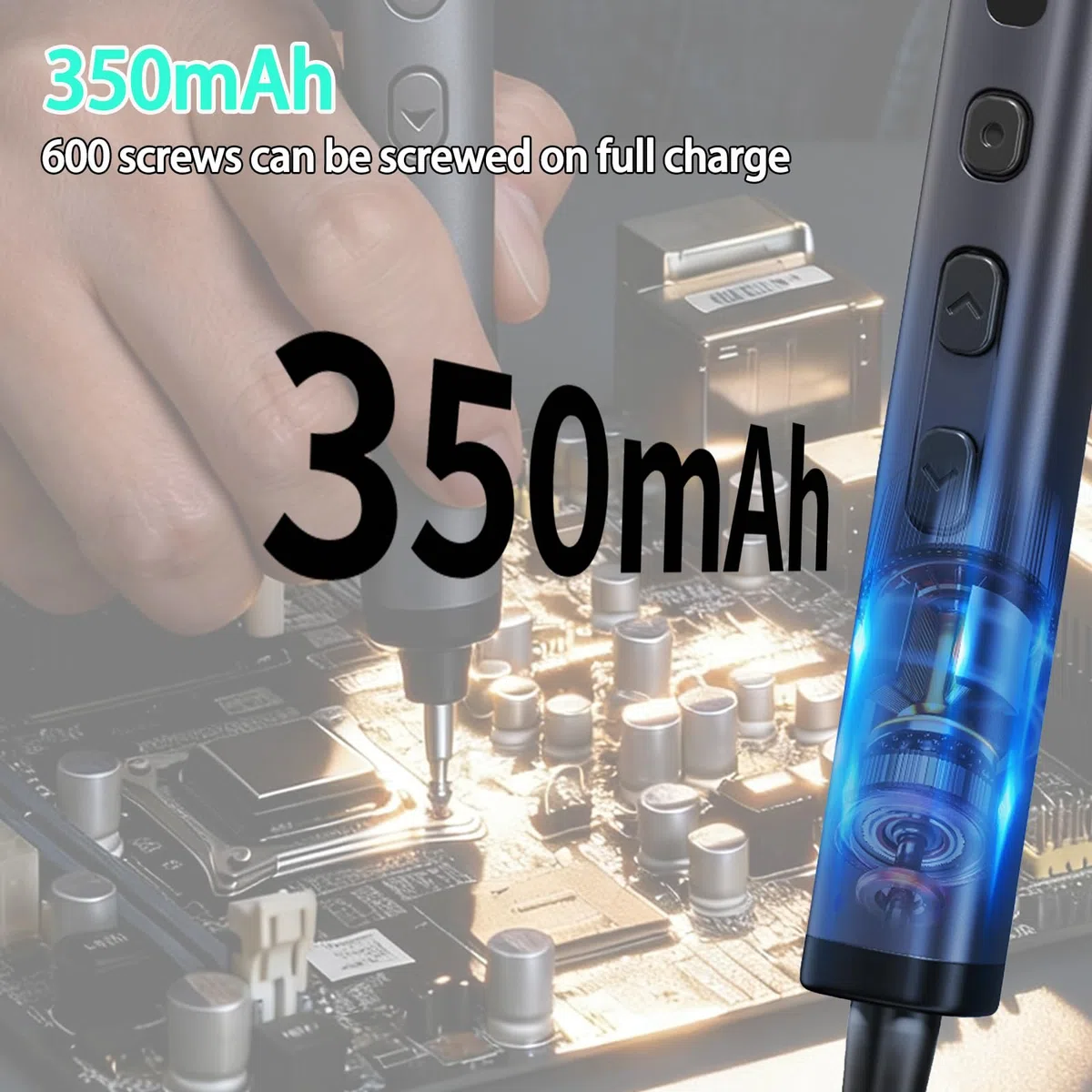 Set di cacciaviti elettrici, 78 in 1, set di cacciaviti elettrici di precisione con 72 punte magnetiche, custodia magnetica, kit di strumenti di riparazione per computer, telefono, laptop ed