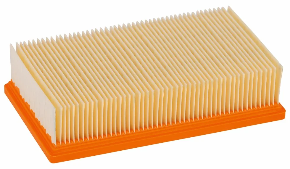 Bosch Professional 2607432033 Piatta Filtro a Pieghe Gas 35-55, Beige/ Arancio