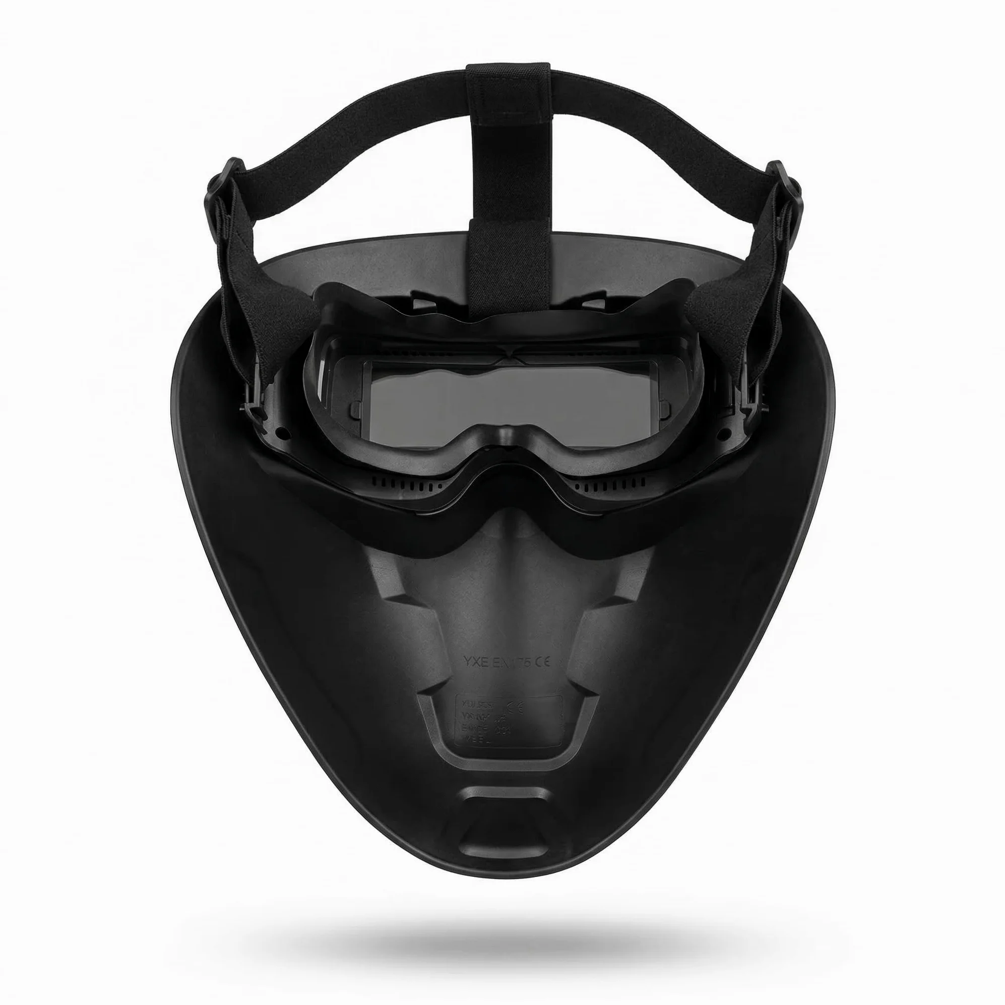 Maschera per saldatura elettronica Solter S-Mask 15 | Visore ampio 111x39 mm | Oscuramento automatico DIN 5-13 | Leggero, compatto e compatibile con piccoli occhiali