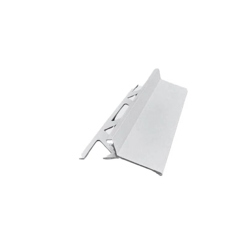 Gocciolatoio/Giunzione LINEA in Alluminio per Balconi e Terrazze - barra 2,7 metri (Bianco RAL 9010, Gocciolatoio)