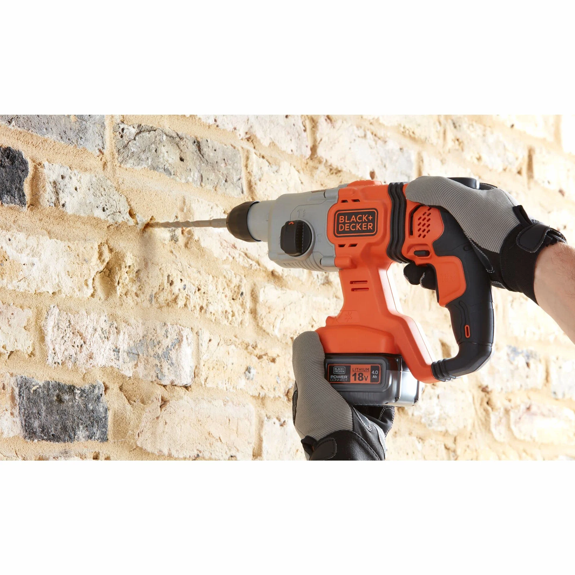 BLACK+DECKER, BATTERIA AL LITIO 18V - 4.0Ah: PER GAMMA BDCHD18 - BDCDD186 - BDCDC18 - EGBHP188 - EGBL188 - EGBL18 - ASL188 - ASD184 - BDCJS18 - HP188F4LBK Type3.BL4018-XJ