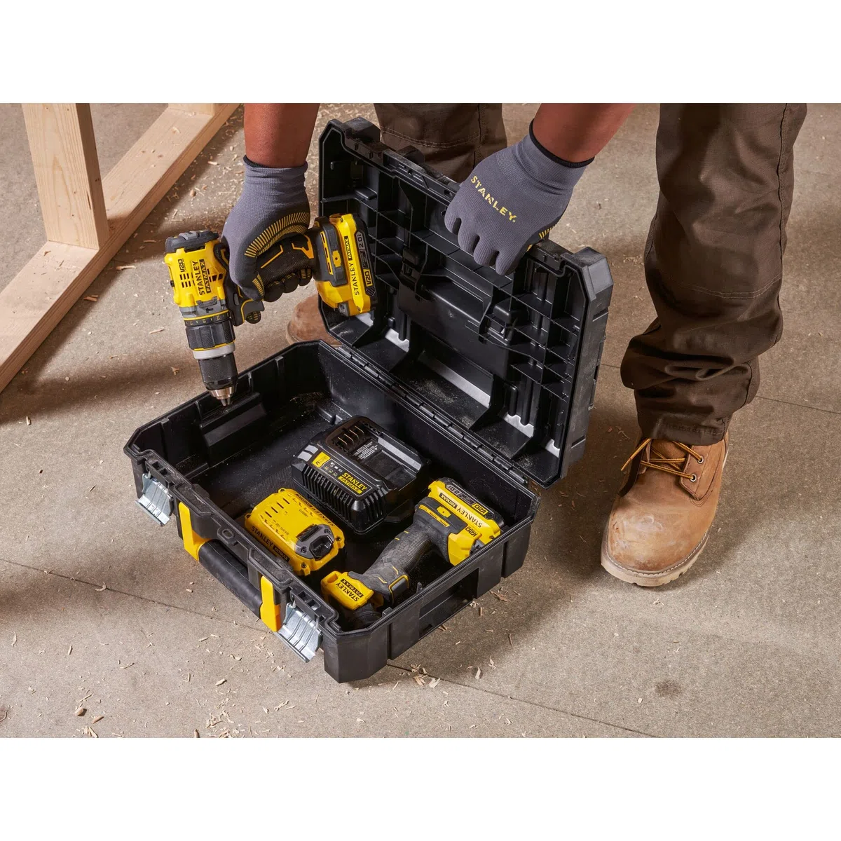 STANLEY FATMAX FMST1-71966 Cassetta Porta Utensili Elettrici PRO-STACK