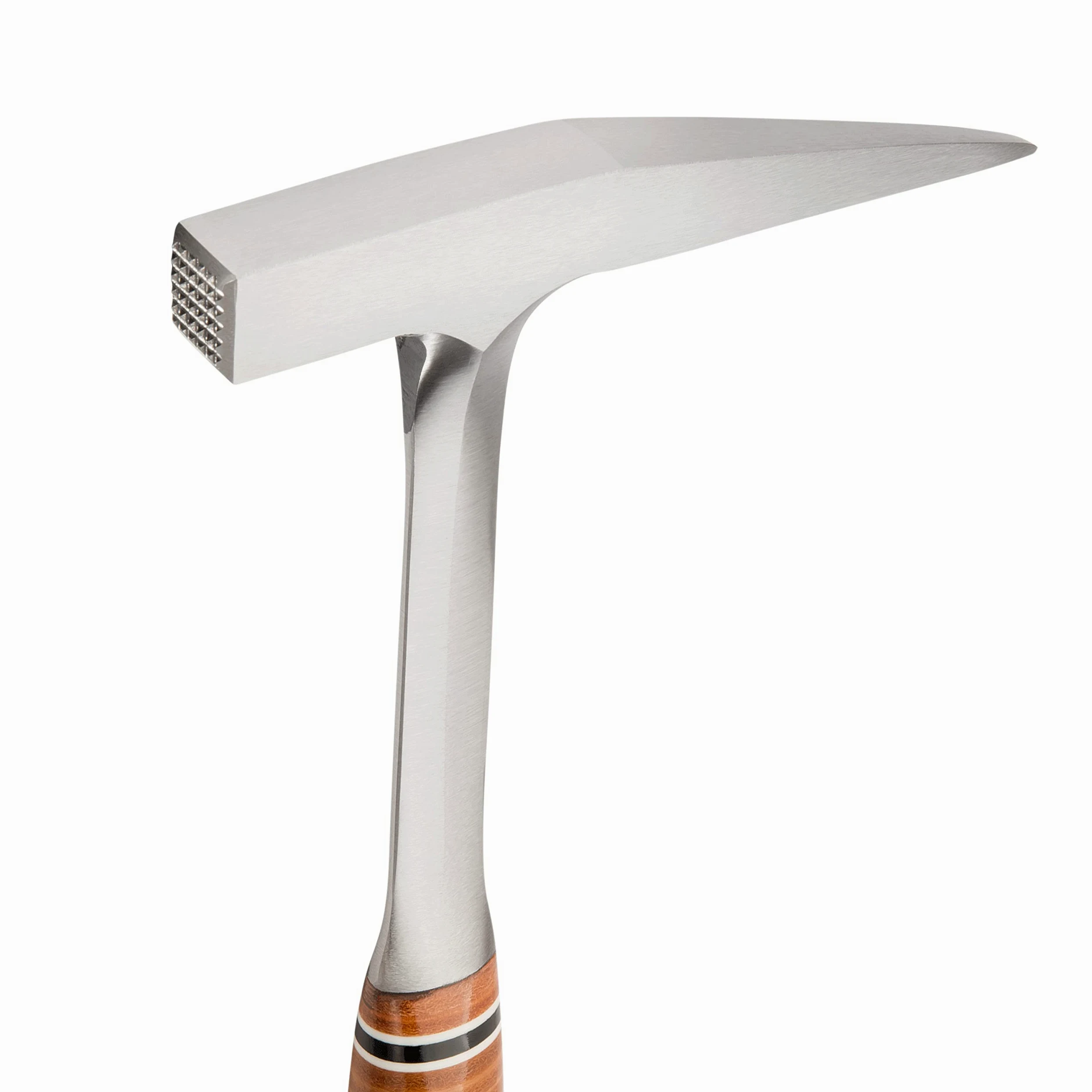 Estwing E13PM Rock Pick - Martello geologico con testa zigrinata e impugnatura in vera pelle, marrone, 368,5 g