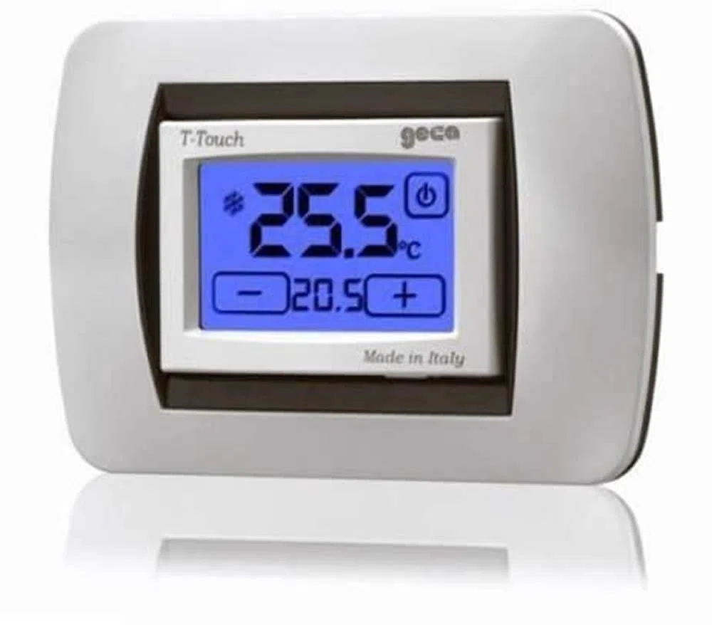 Termostato touchscreen a batterie T-Touch BIANCO - GECA 35301652
