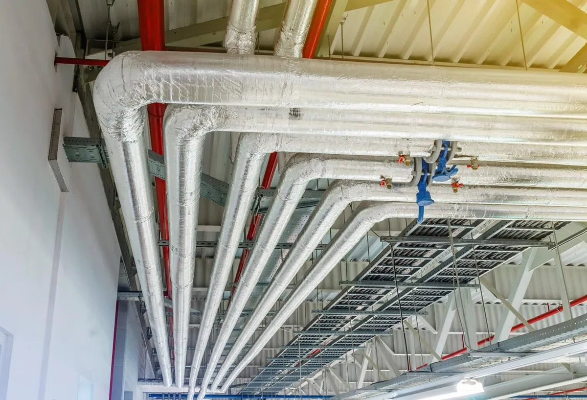 Rockwool - Tubo isolante in lana di roccia, rivestimento in alluminio, WLG 0,035 diverse misure (42 x 40 mm/9 m)