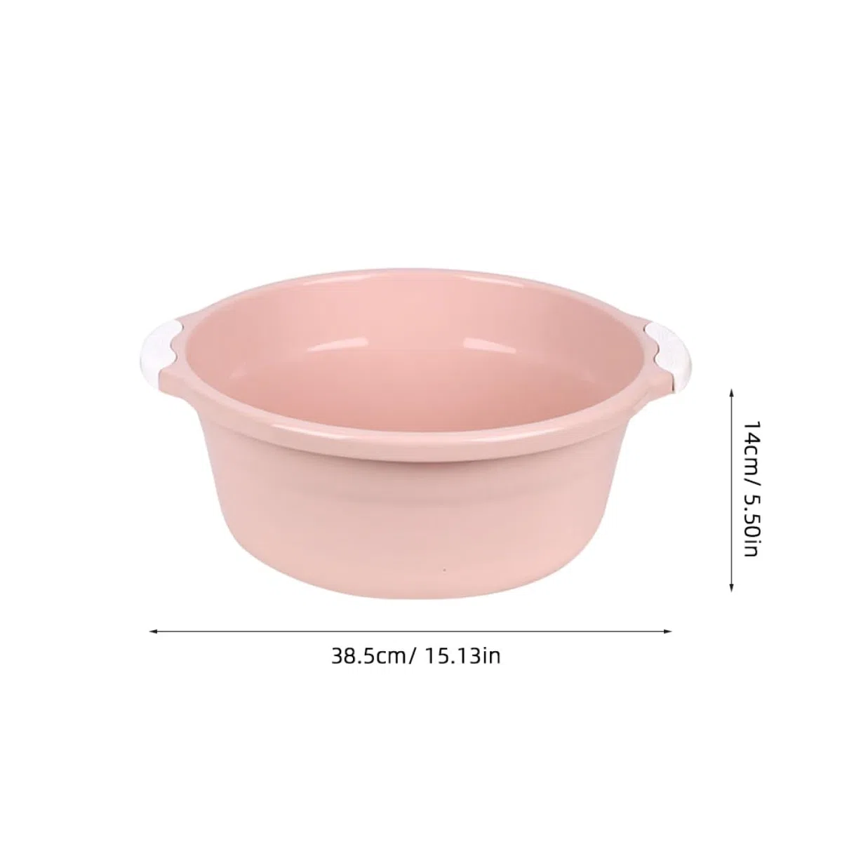 CLISPEED 2 Pezzi Bacino in Plastica Rosa per Lavare i Piedi e Viso, Multifunzione senza Odore, Materiale Pp Resistente per Bagno e Cucina