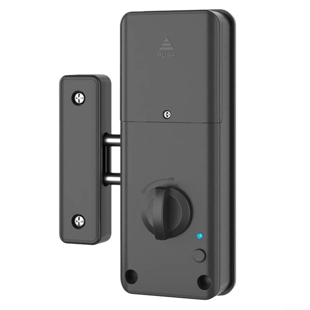 Smart Lock, serratura per porta d'ingresso senza chiave, serratura elettronica con impronte digitali, serratura intelligente WiFi per controllo app TTlock, serratura di sicurezza domestica (nero)
