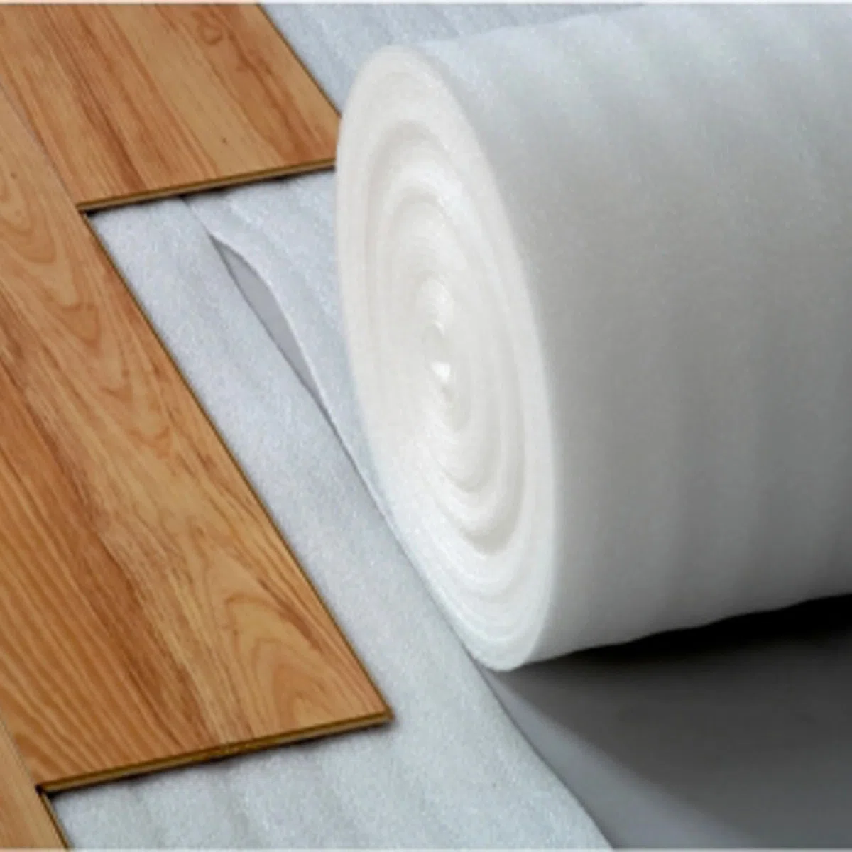 Rotolo da 50mq di Tappetino materassino per Laminati e Parquet flottanti in PE da 2mm