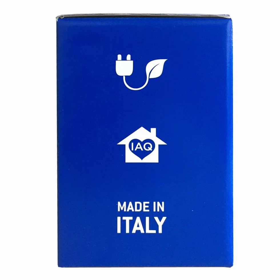 QA100 di Aerauliqa - Aspiratore assiale diam.99mm - 11W - 83m3/h - cod. 000540 - con alette interne automatiche