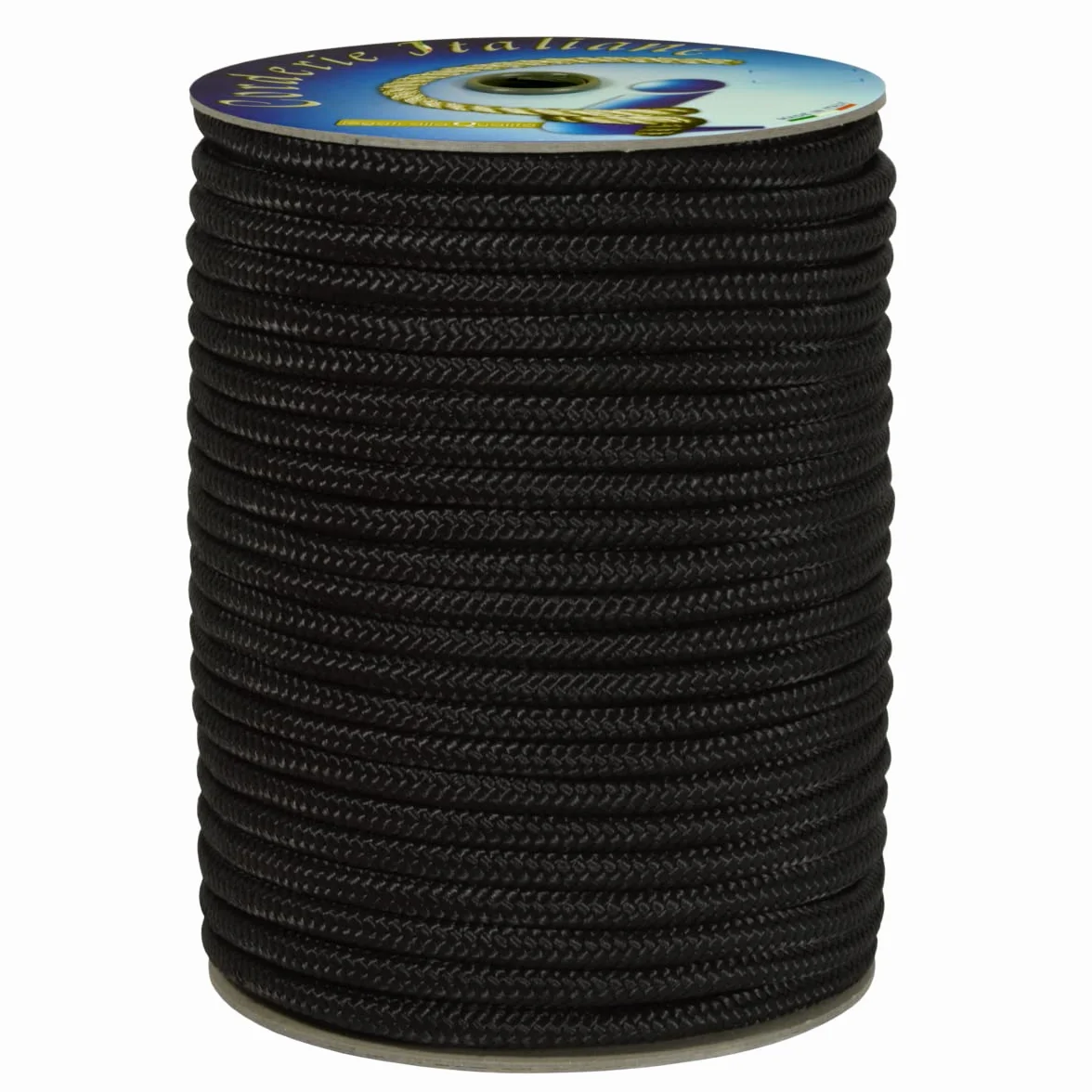 Corderie Italiane 006063452 Treccia polipropilene nera 8 mm - 100 mt