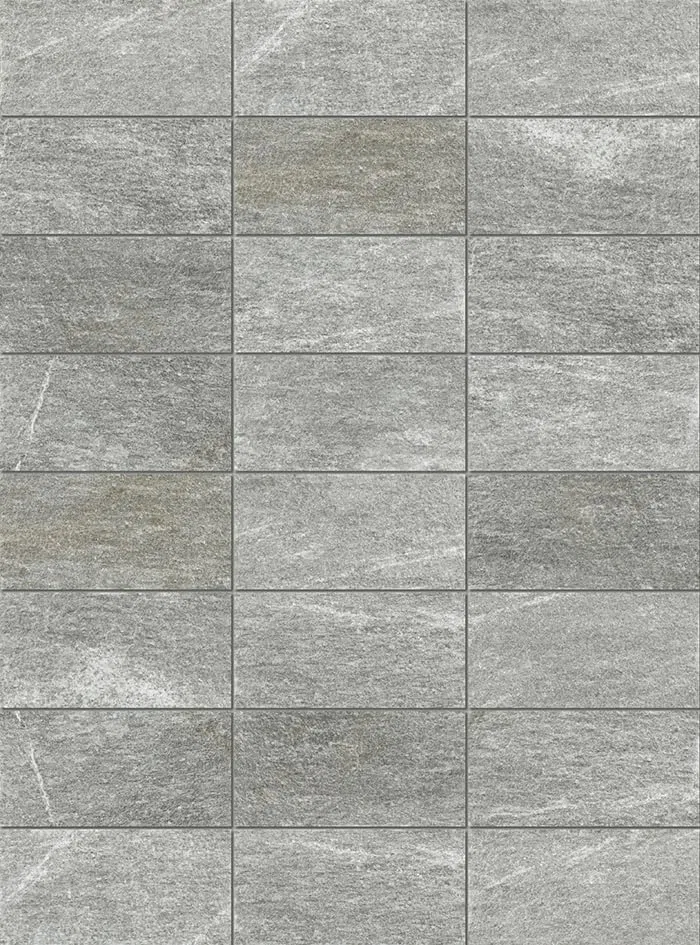 Piastrella Effetto Pietra Luserna Grey, 20x40 cm, Grigio, Antiscivolo R11, Antigeliva, Spessore 8,5 mm CF 1,12 MQ CF 14 PZ, Made in Italy
