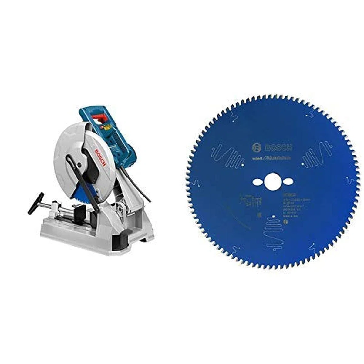 Bosch Professional 0601B28000 GCD 12 JL Troncatrice a Secco + Sega Circolare Esperto Lama 96 Denti Alluminio 305 X 30 2.8