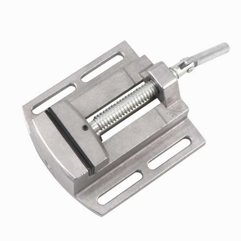 Morsa da banco per trapani, morsetto per trapani a colonna, regolazione 4", apertura 2,5".