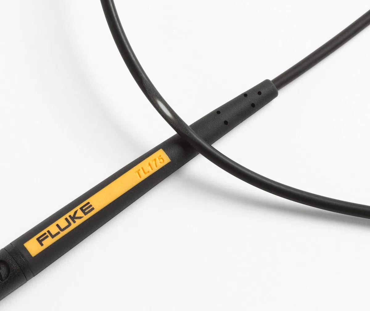 Fluke TL175 Coppia di puntali 2mm e cavo R+N con schermatura retrattile CAT II..IV