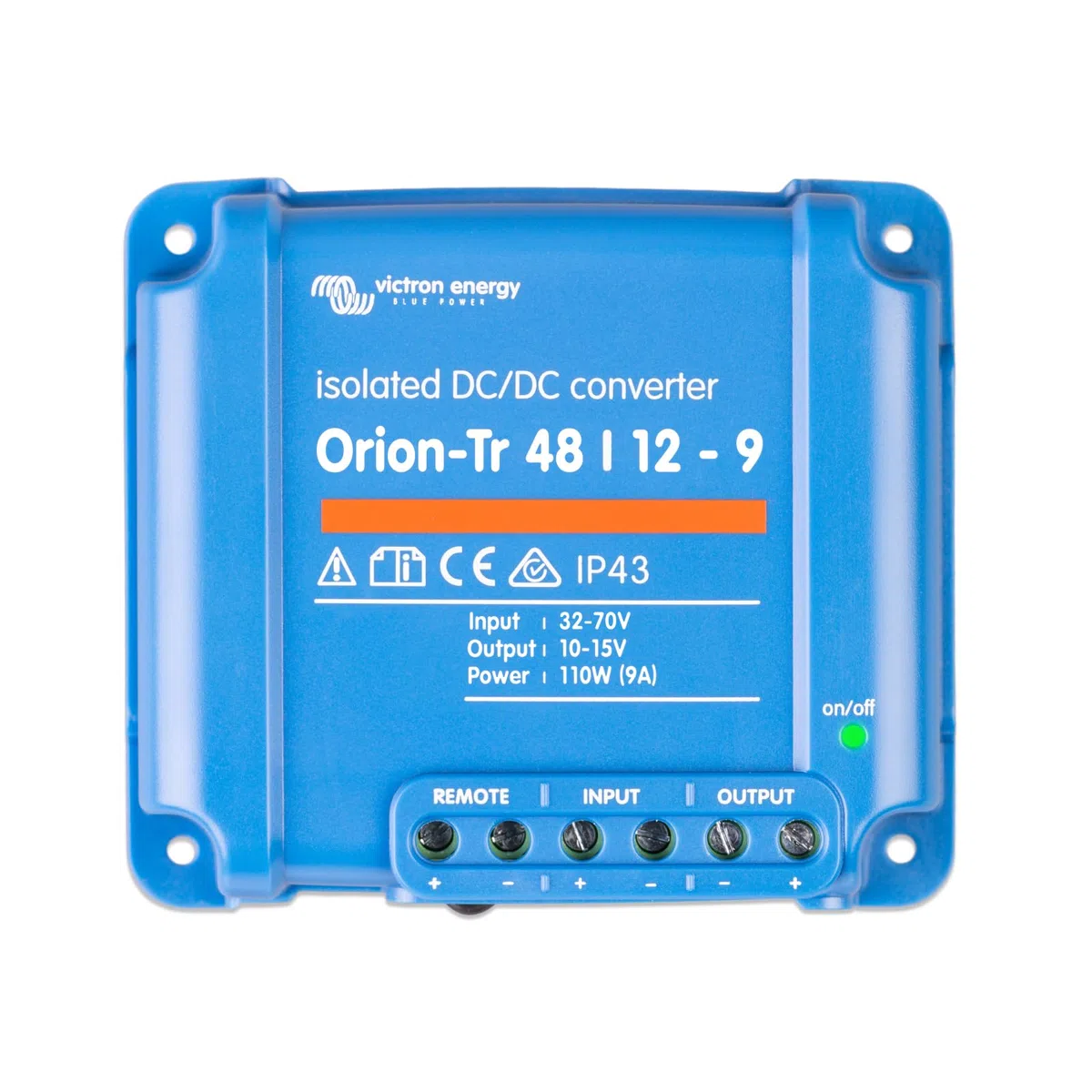 Victron Energy Orion-Tr IP43 48/12-Volt 9 amp 110-Watt Convertitore DC-DC, Isolato