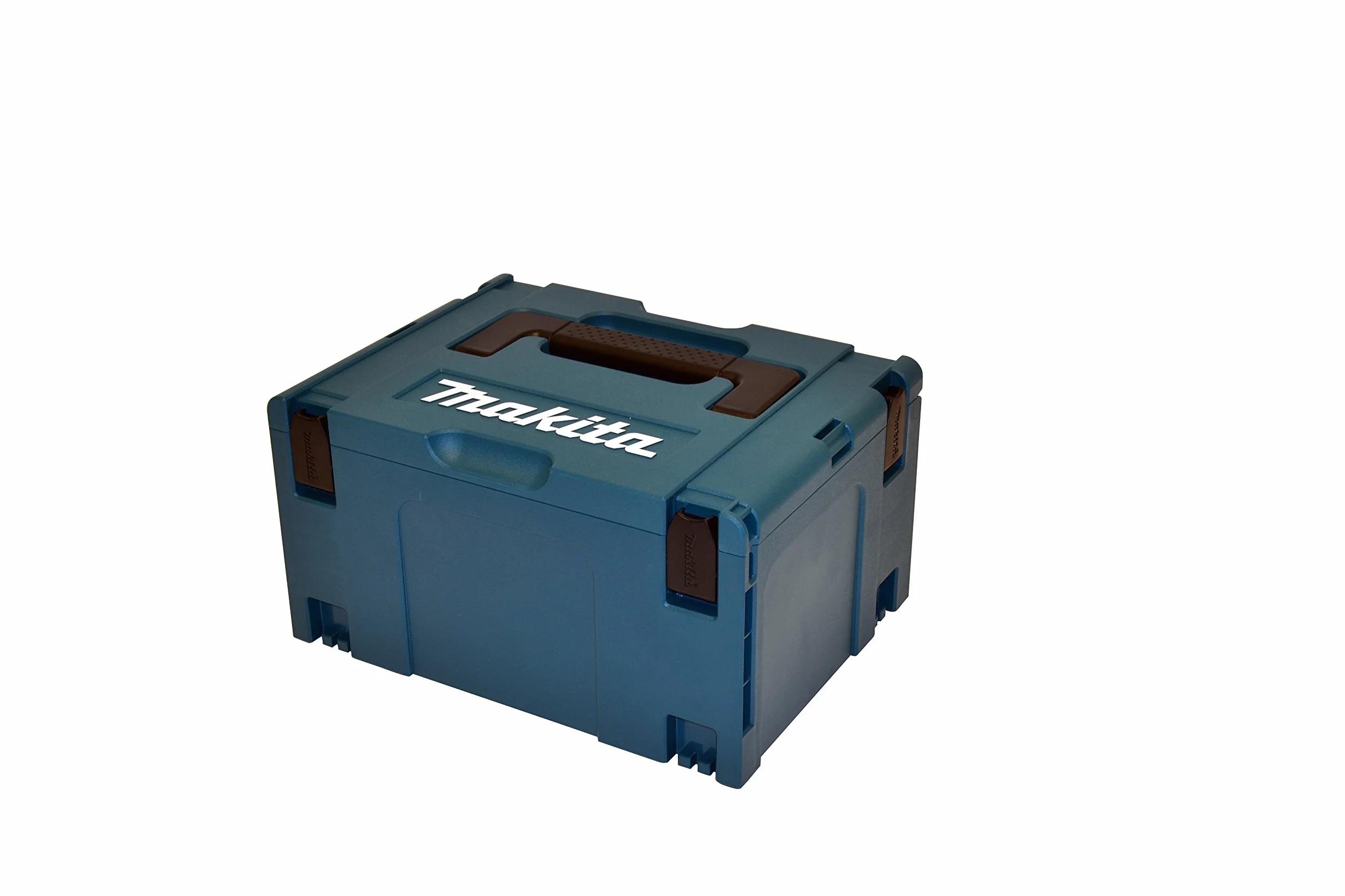 Makita BO6030JX Levigatrice orbitale 150mm 310W + 30 dischi abrasivi + valigetta Makpac, Blu, Argento., 13x160 mm