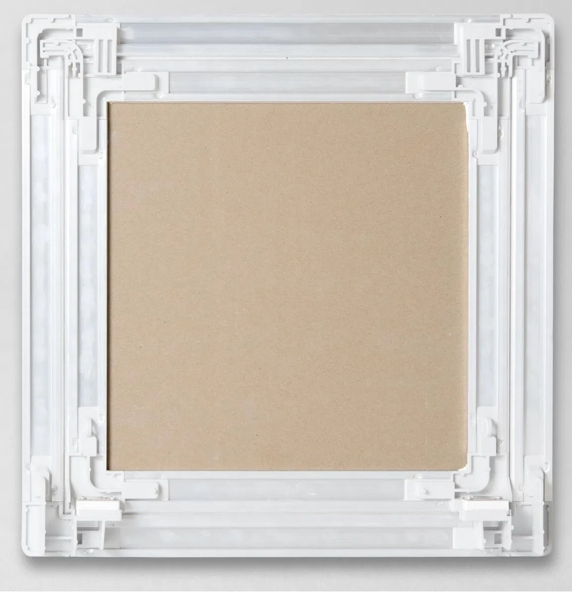 NAMCP04077BDW BOTOLA D'ISPEZIONE DOR IKA LASTRA 13 mm - 1 PZ - 30 x 70 cm TELAIO ALLUMINIO NATURALE VERNICIATO BIANCO - GUARNIZIONE E SPORTELLO in CARTONGESSO