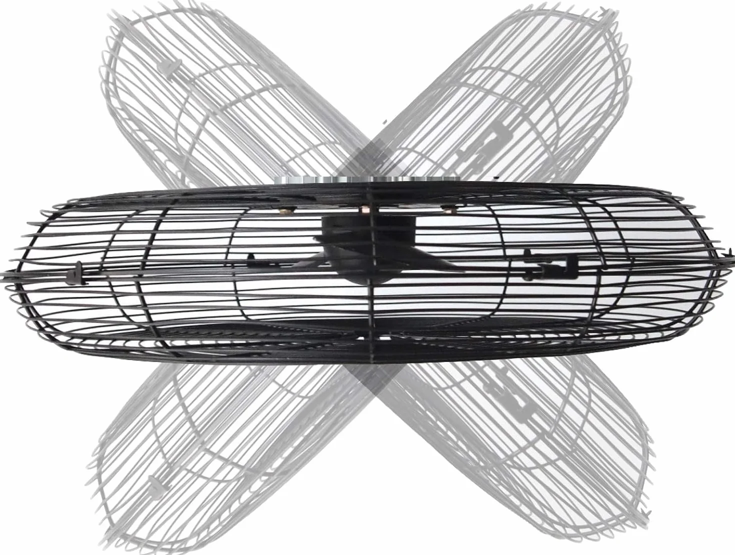 Drip&Fresh - Ventilatore a 2 Pale 24" con Supporto a Parete IP55 200W