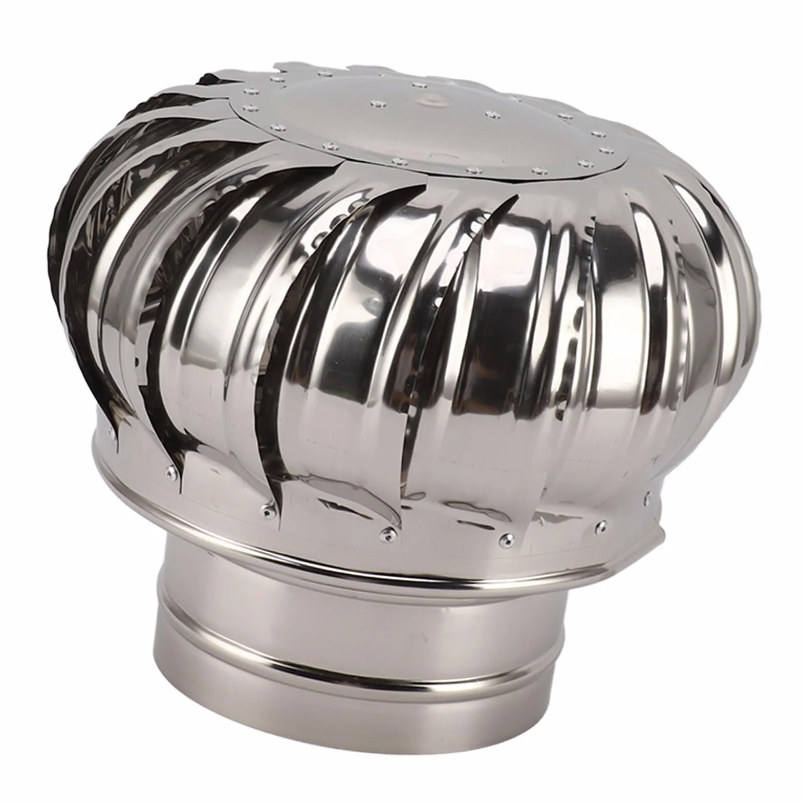 Ventilatore Rotante per Camino, Tappo per Ventilatore Rotante per Camino, Tappo per a Turbina in Acciaio Inossidabile, per Sfiato Sul Tetto
