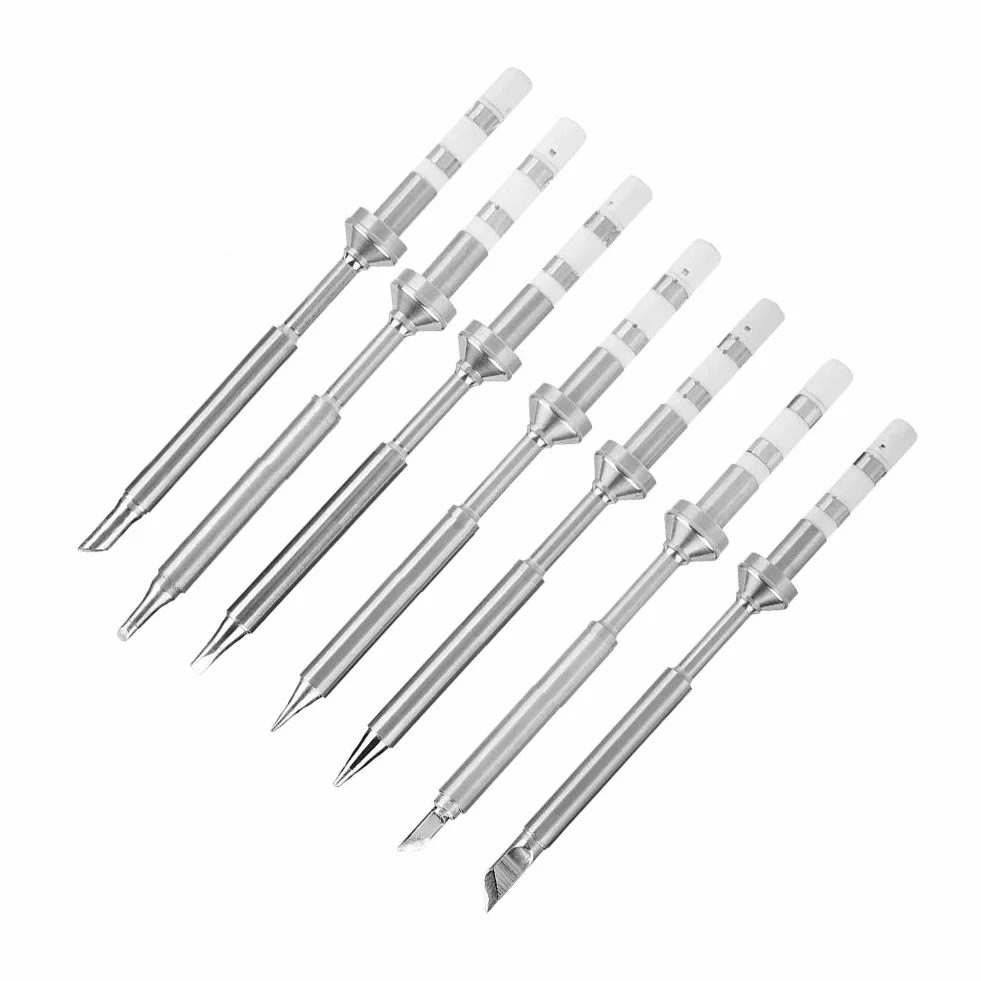 Punte TS100, 7 Tipi Mini Saldatore per Saldatura in Acciaio Inossidabile Ts-100 per TS100 Iron 00 Tip Sostituzione Punte Ts-d24 (7 set completi (nessun limite di prezzo su)