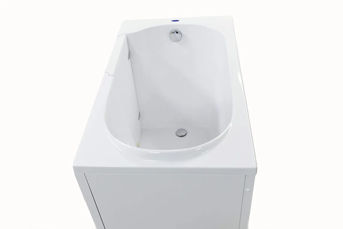 RUBIN per vasca da bagno, maniglia a sinistra, con soglia bassa (15") cm)