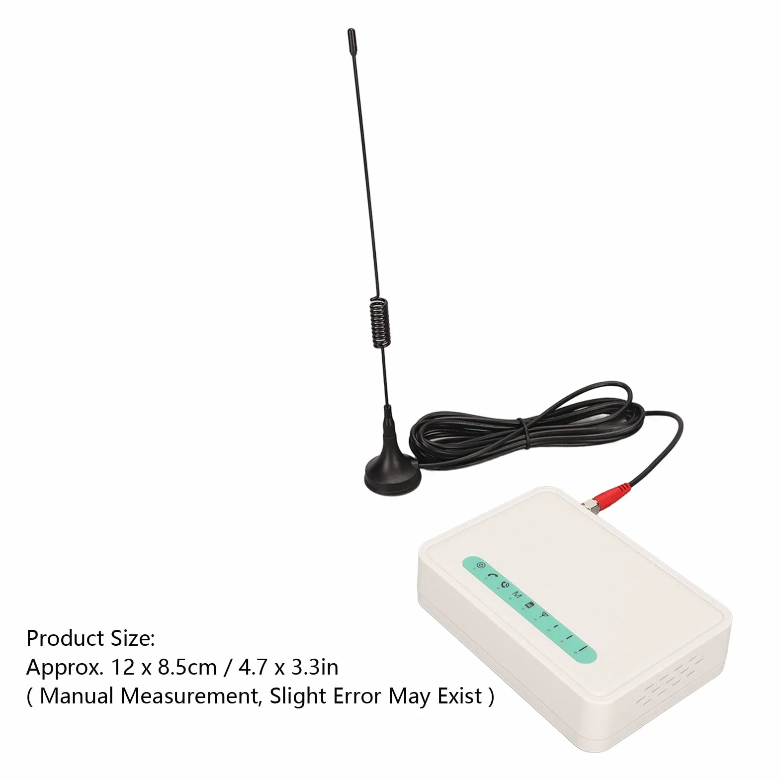 Terminale Wireless Fisso GSM, 3G 4G LTE Quad Banda GSM 850/1800/1900 MHz Diarer ID Chiamante Wireless Desping Despalor con Luce LED, per Telefono a Tono Fisso, Allarme (Spina