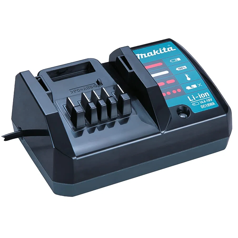 Makita DC18WA - Cargador rapido para baterias litio-ion 14.4-18 V