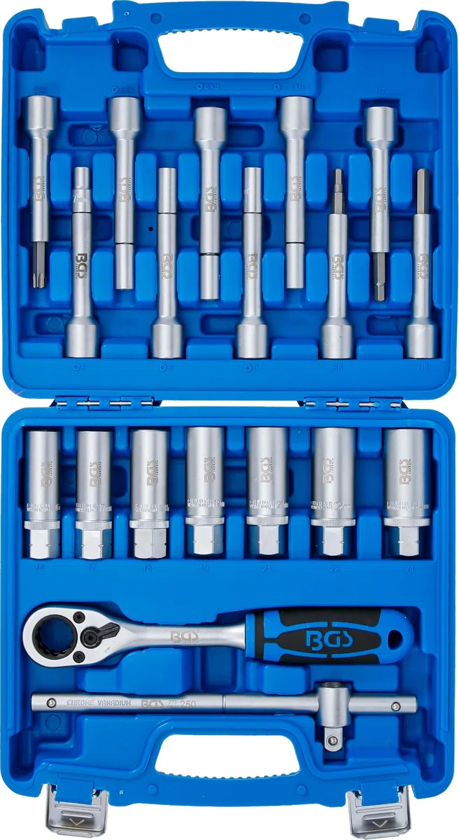 BGS 2087 | Set di utensili per smontare ammortizzatori | 18 pz.