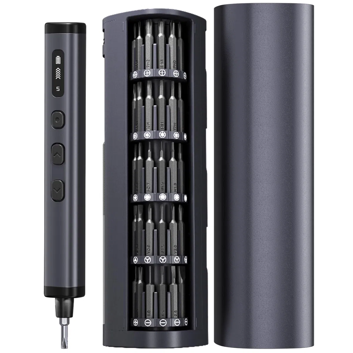 Set di cacciaviti elettrici, 78 in 1, set di cacciaviti elettrici di precisione con 72 punte magnetiche, custodia magnetica, kit di strumenti di riparazione per computer, telefono, laptop ed