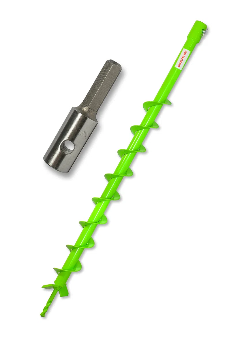 WERHE Trapano professionale per coclea 60 millimetri pila ben preciso spirale eco colore vernice con adattatore esagonale